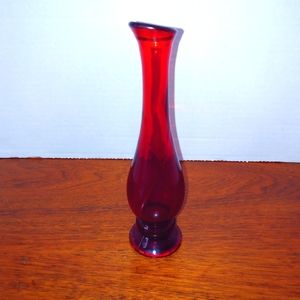 1960s Avon Ruby Red Vase